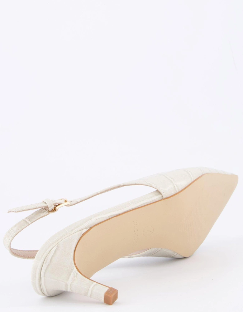 Ravish Shoes - Beige Croc