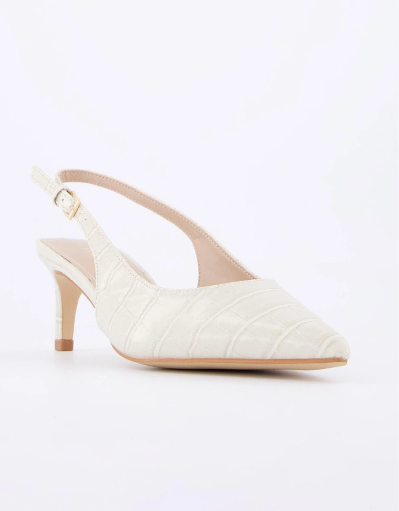 Ravish Shoes - Beige Croc