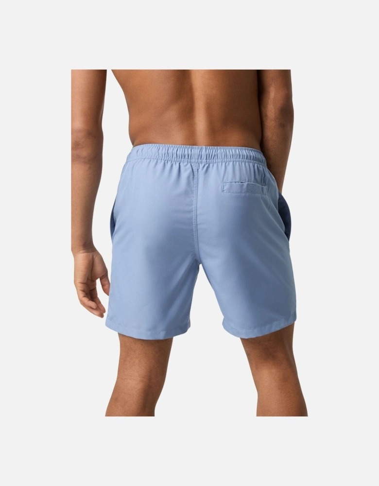 Borg Logo Swim Shorts, Stonewash Blue