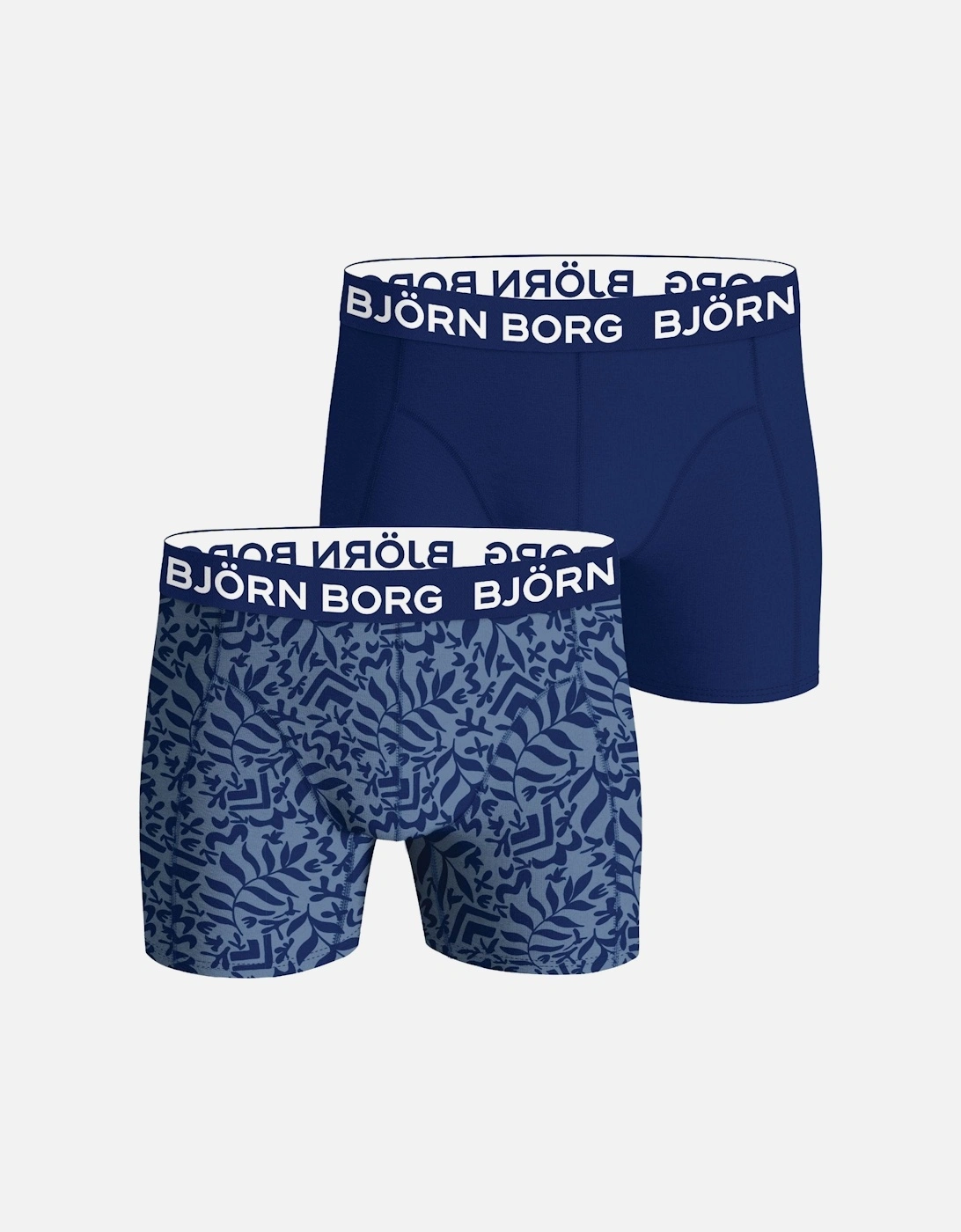 2-Pack Fern Leaf Bamboo Boxer Briefs, Blue, 5 of 4