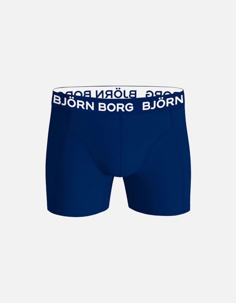 2-Pack Fern Leaf Bamboo Boxer Briefs, Blue