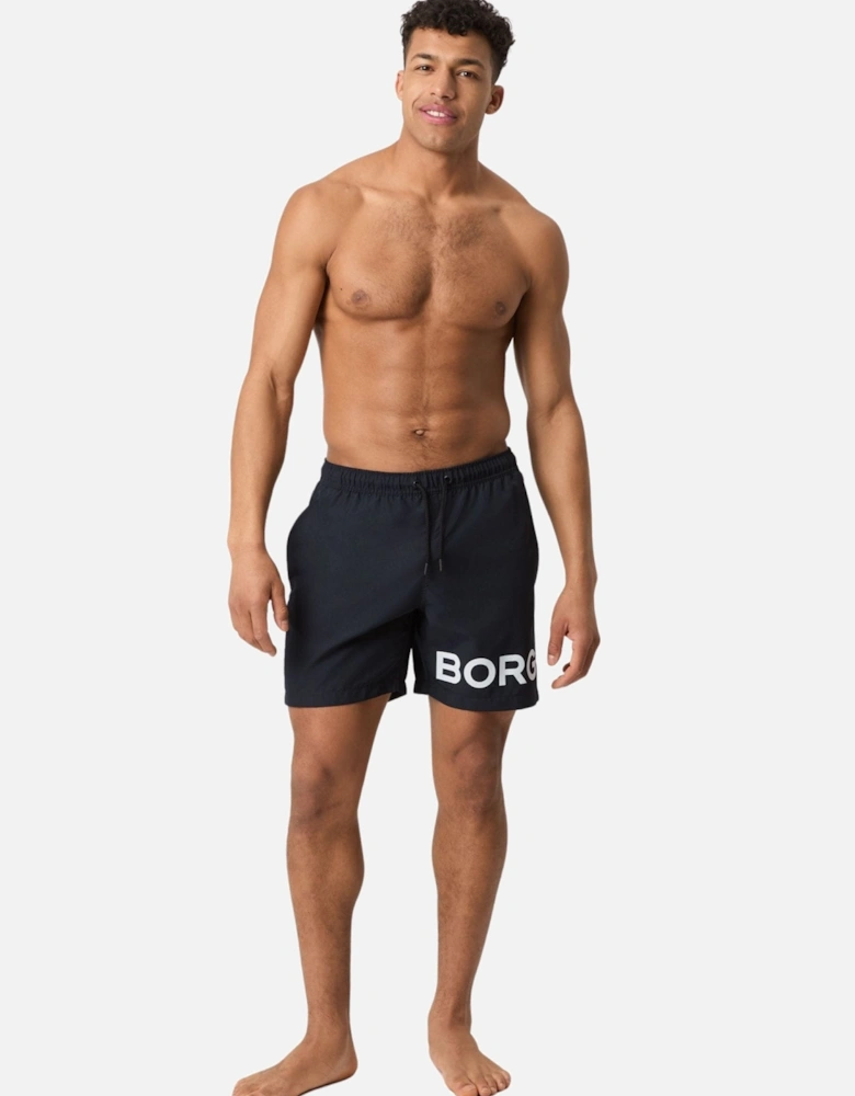 Borg Logo Swim Shorts, Nightsky