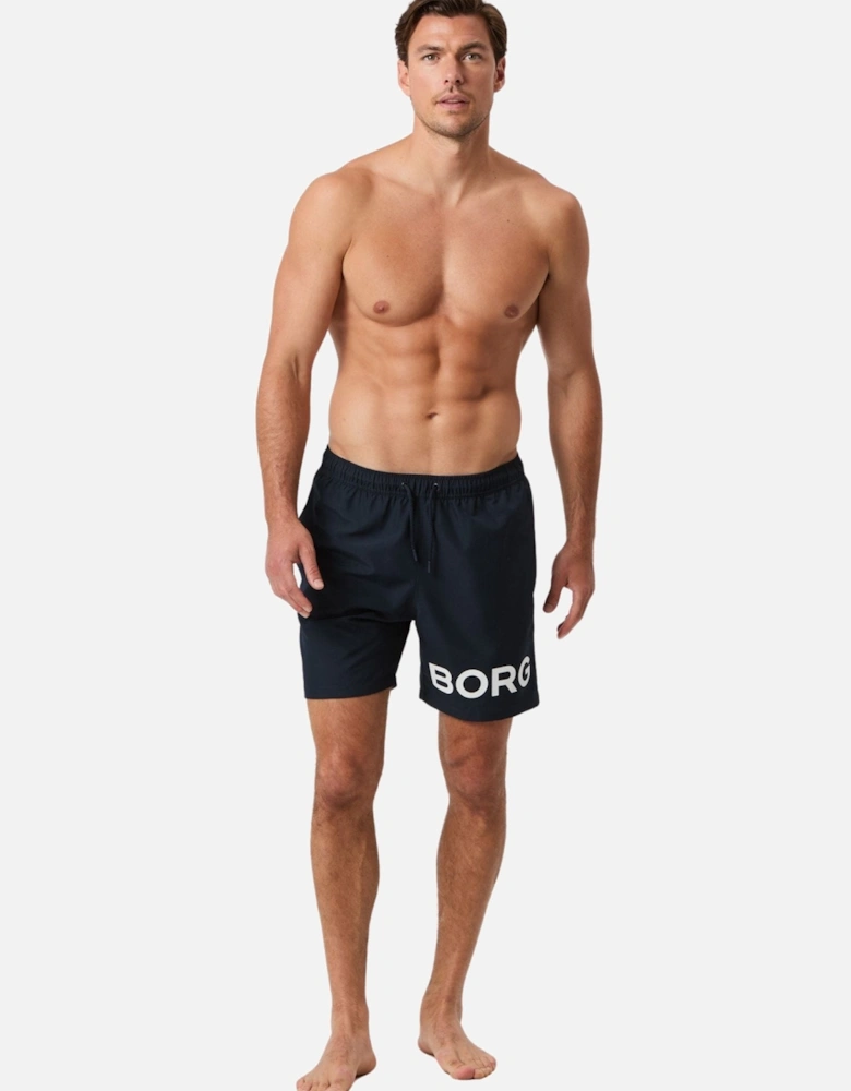 Borg Logo Swim Shorts, Nightsky