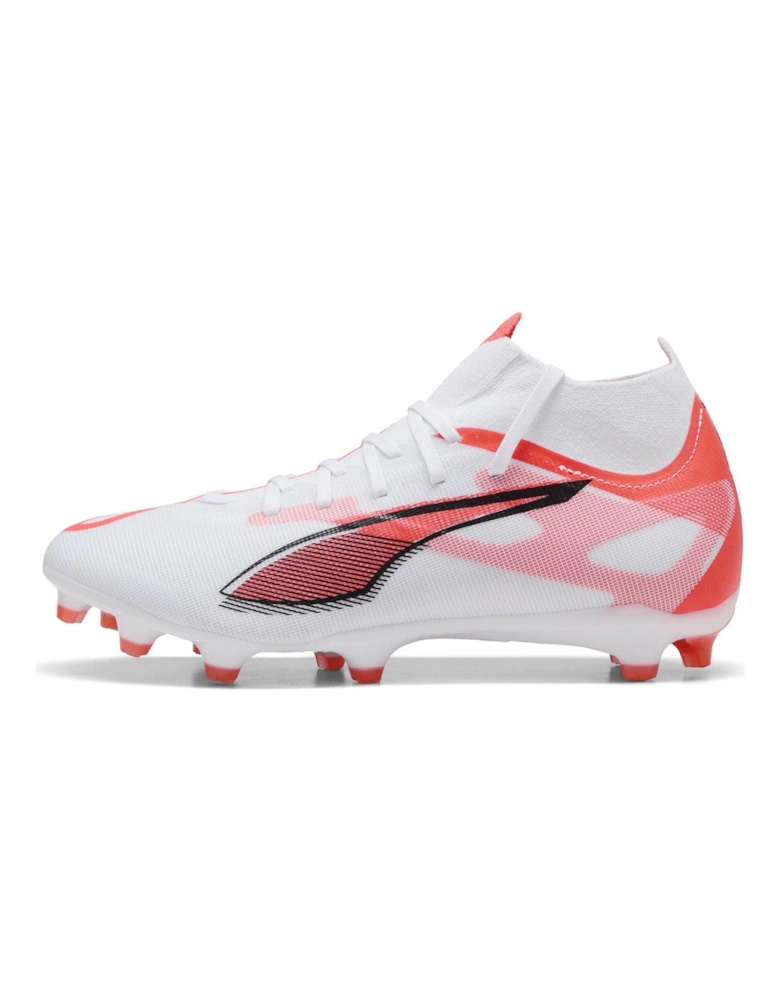 Womens Ultra 5 Match Laceless Firm Ground Football Boots - White