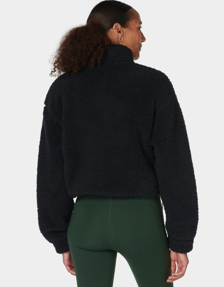 Womens Training Canyon Fleece Zip Up - Black