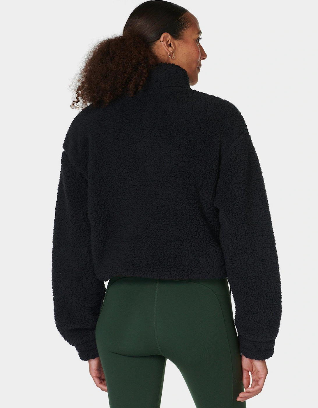 Womens Training Canyon Fleece Zip Up - Black