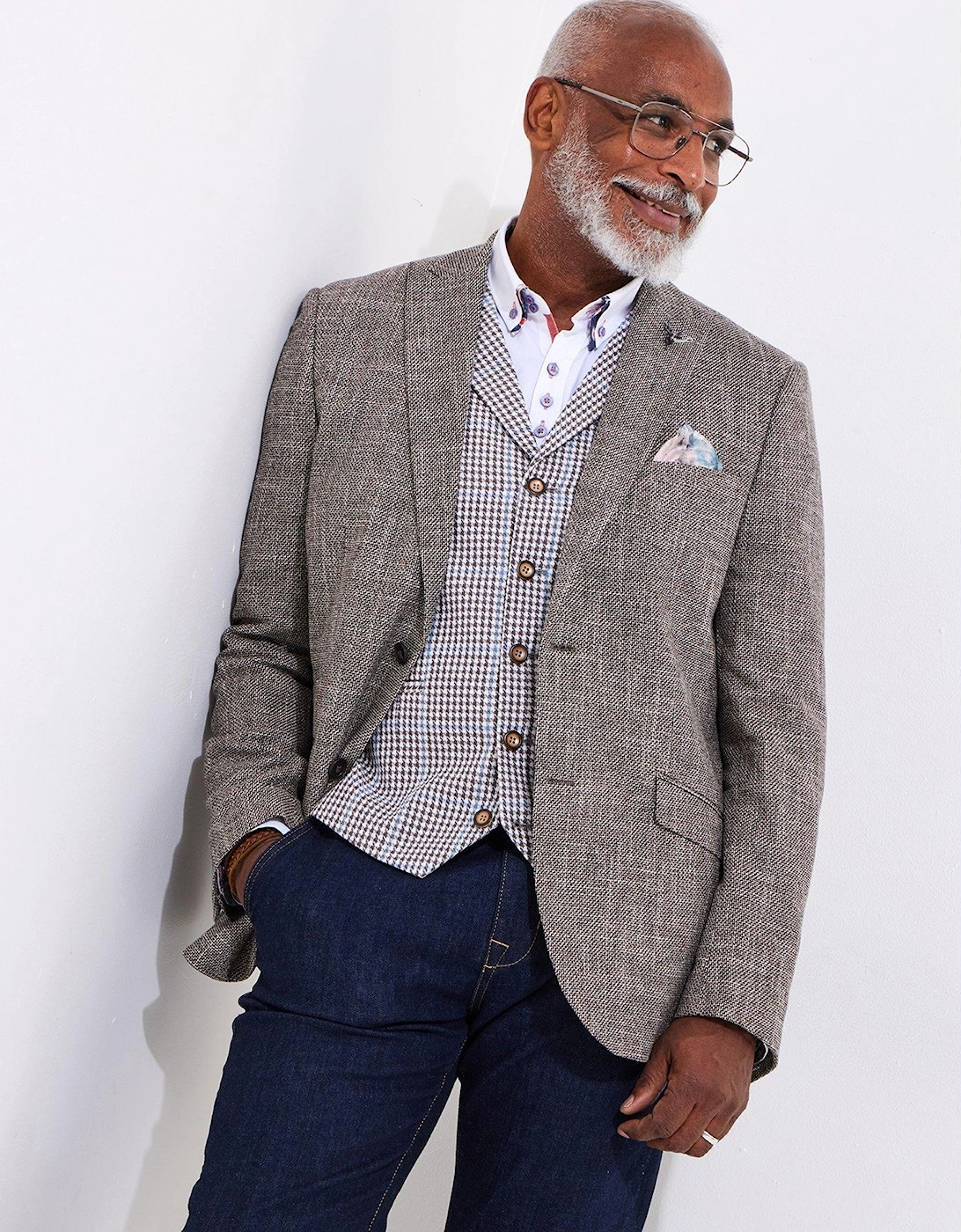 Keeping It Cool Suit Jacket - Brown, 2 of 1
