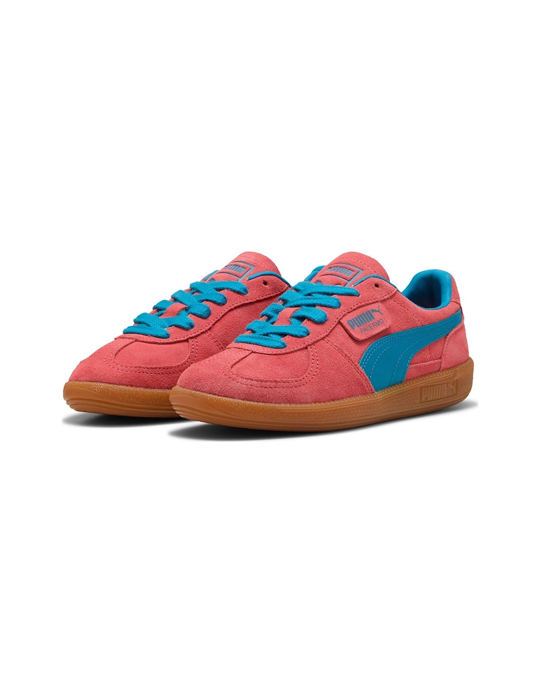 Women's Palermo-Peach Trainers  - Orange