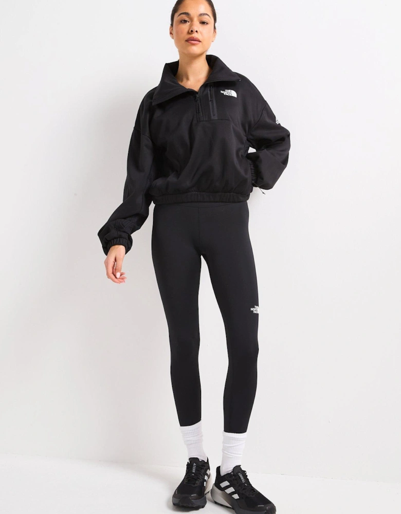 Women's Mountain Athletic 1/4 Zip Fleece - Black