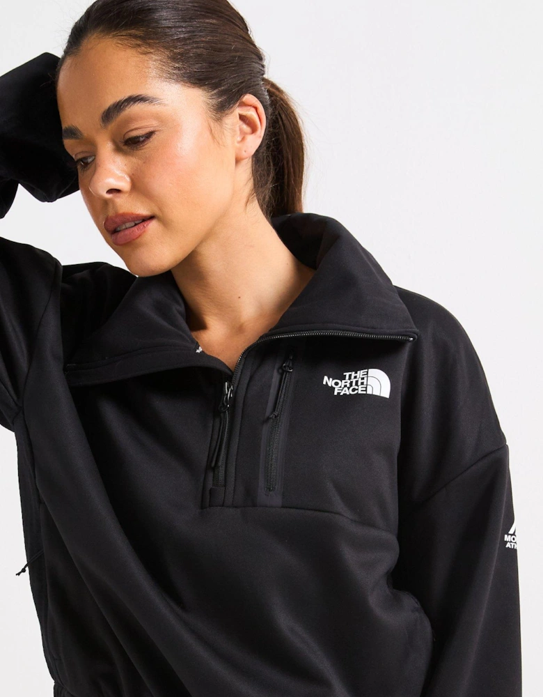 Women's Mountain Athletic 1/4 Zip Fleece - Black