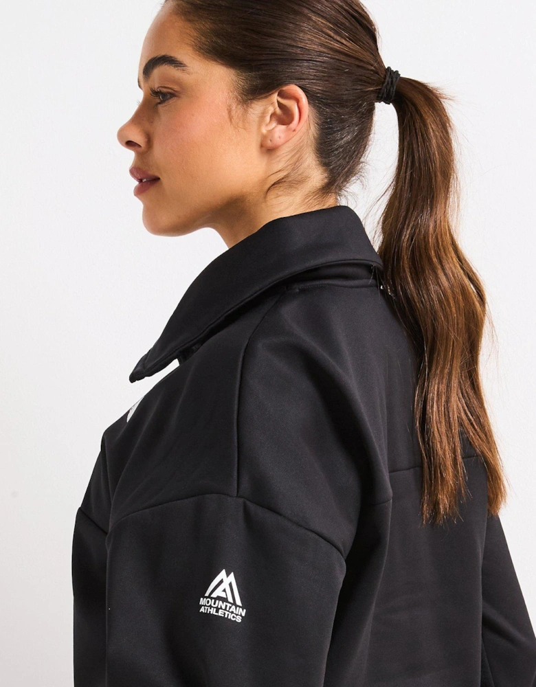 Women's Mountain Athletic 1/4 Zip Fleece - Black