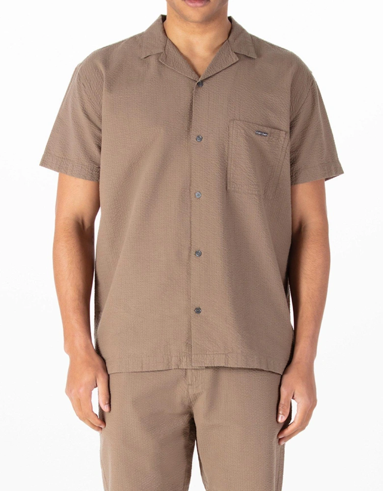 Millook Short Sleeve Shirt - Dark Brown