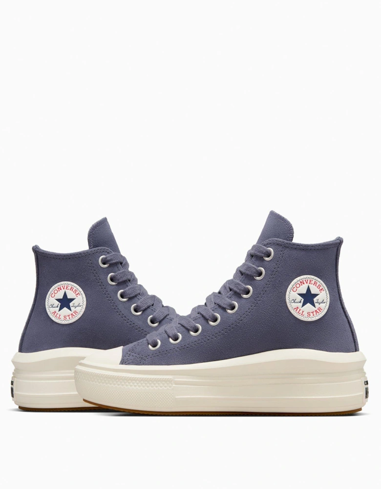 Junior Lux Sport Chuck Taylor All Star Move Trainers - Purple