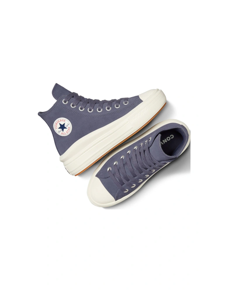 Junior Lux Sport Chuck Taylor All Star Move Trainers - Purple