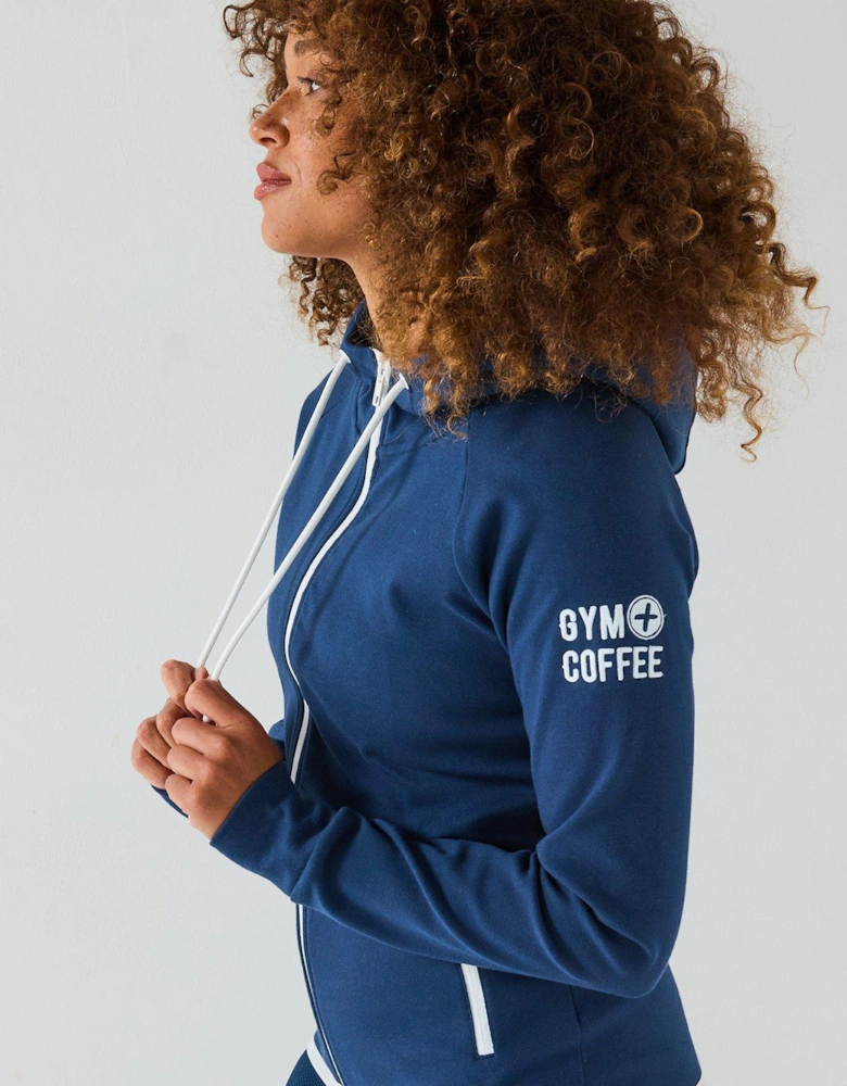 Womens Training Chill Zip Hoodie - Blue