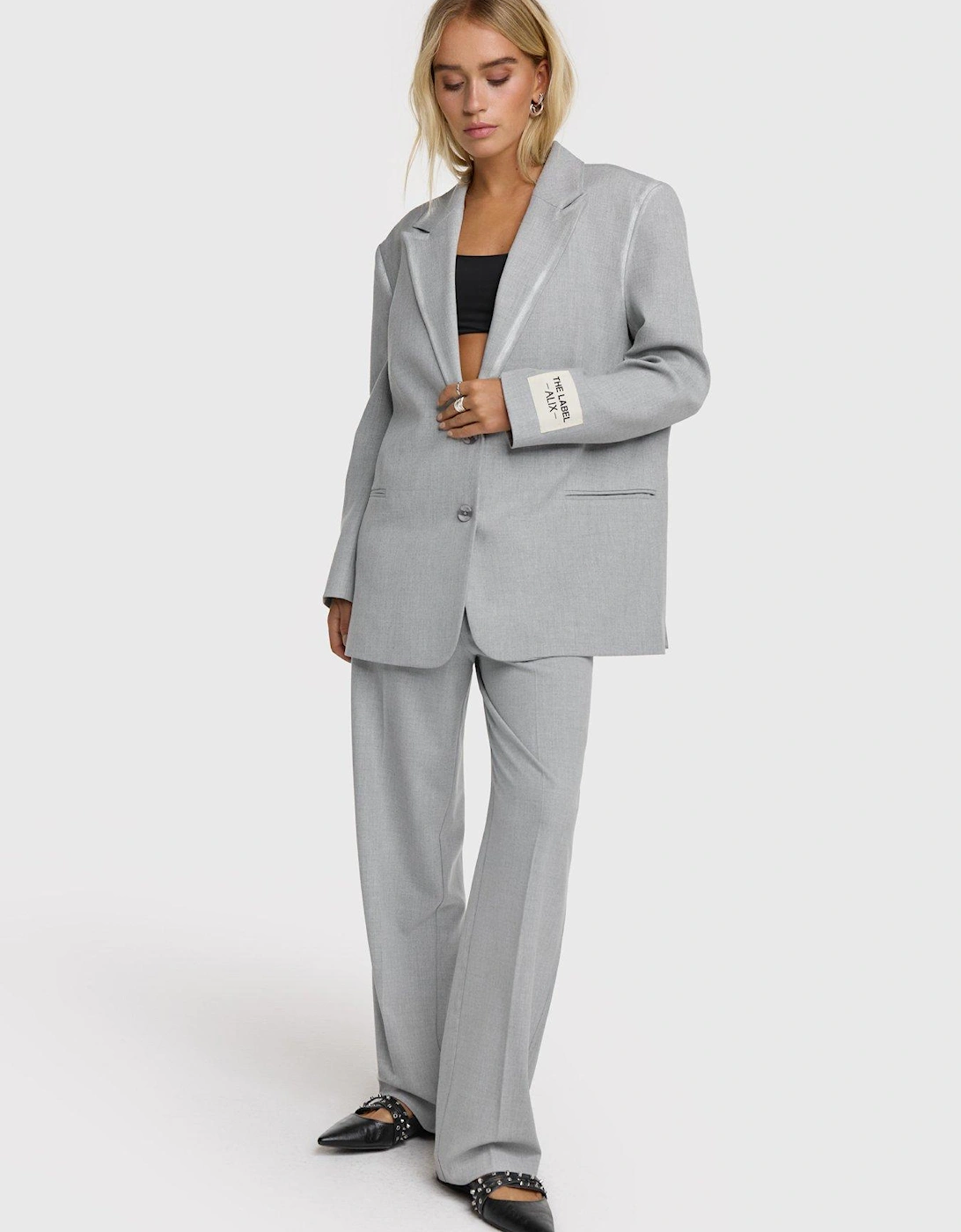 Foil Stripe Blazer, 2 of 1