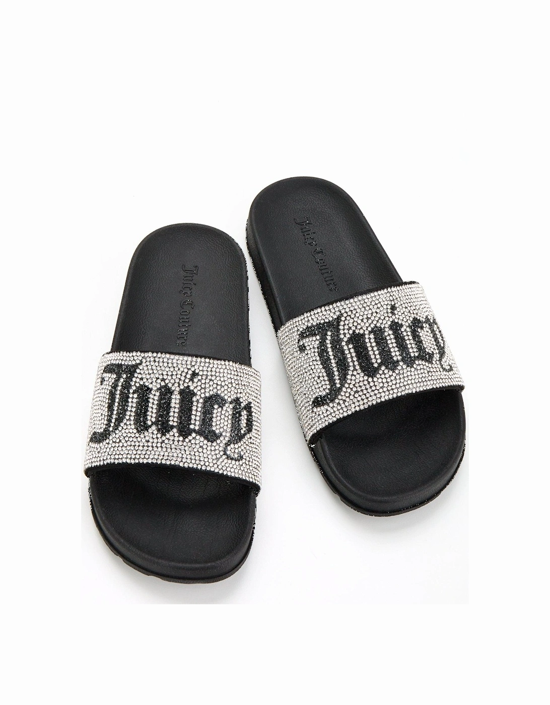Donna Diamante Slide - Black