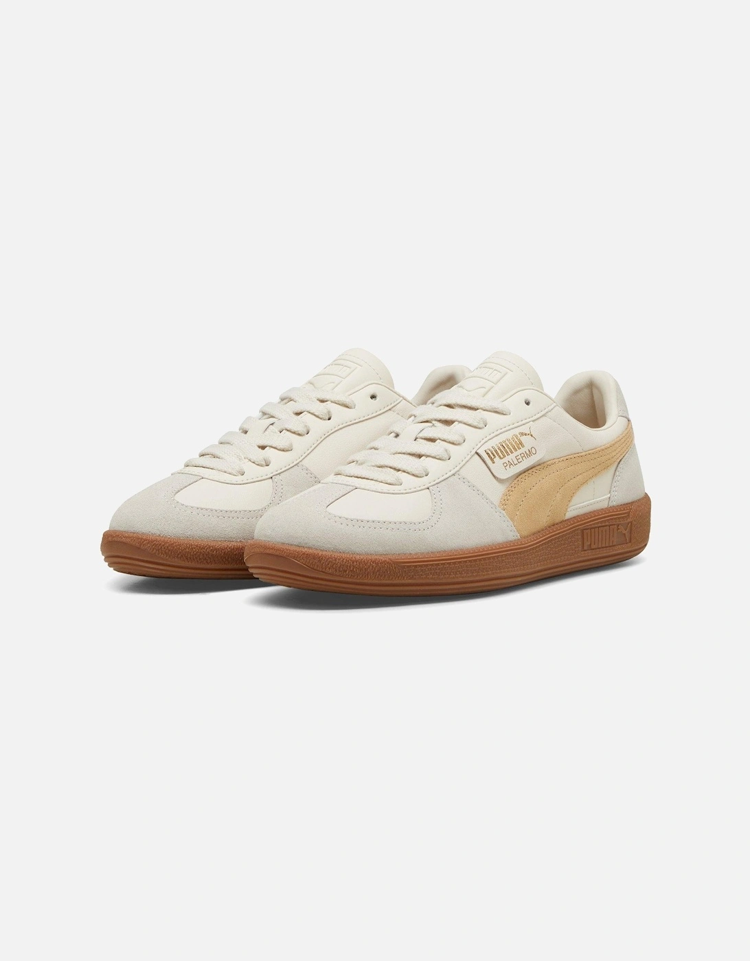 Unisex Palermo Leather Trainers - Grey