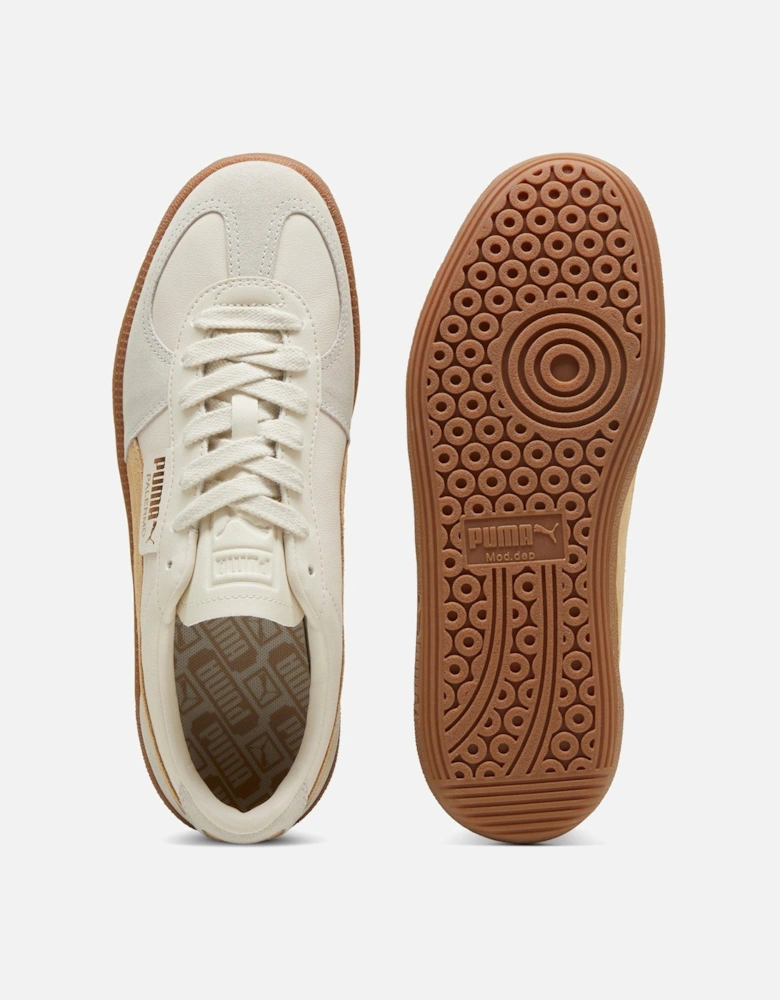 Unisex Palermo Leather Trainers - Grey