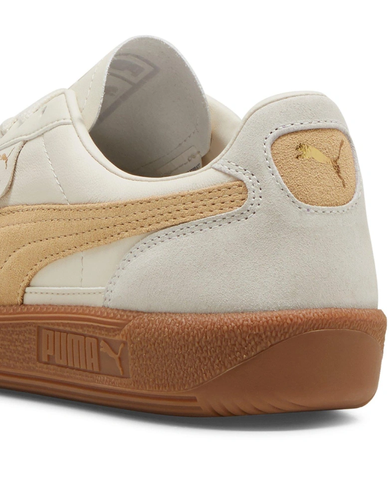 Unisex Palermo Leather Trainers - Grey