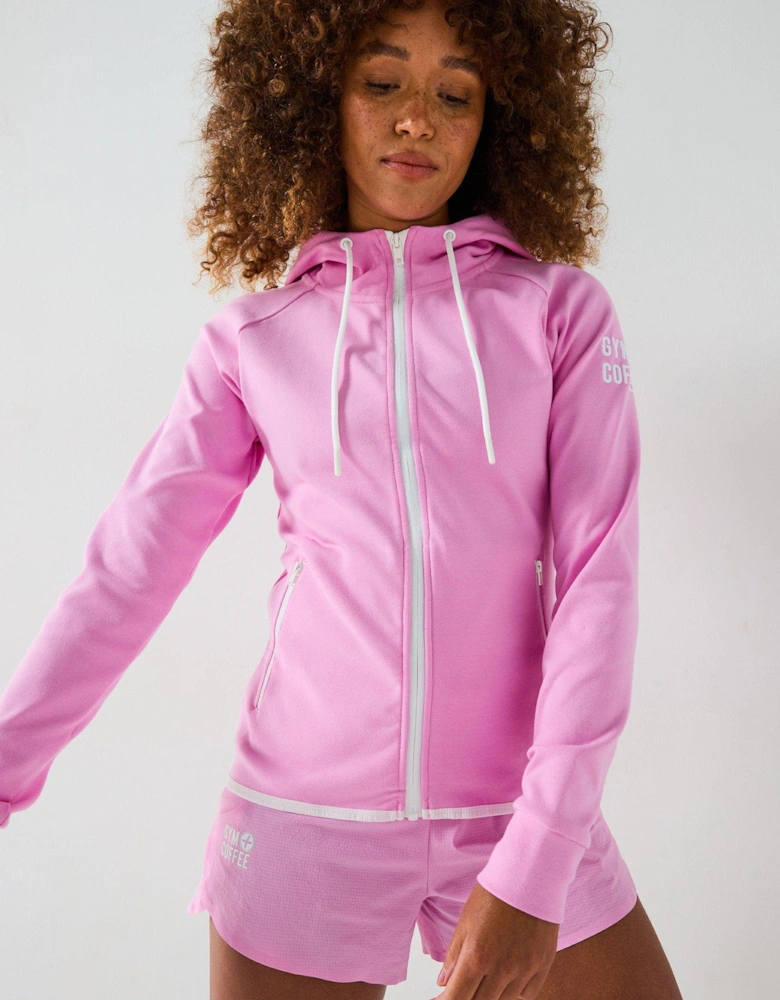 Womens Training Chill Zip Hoodie - Pink