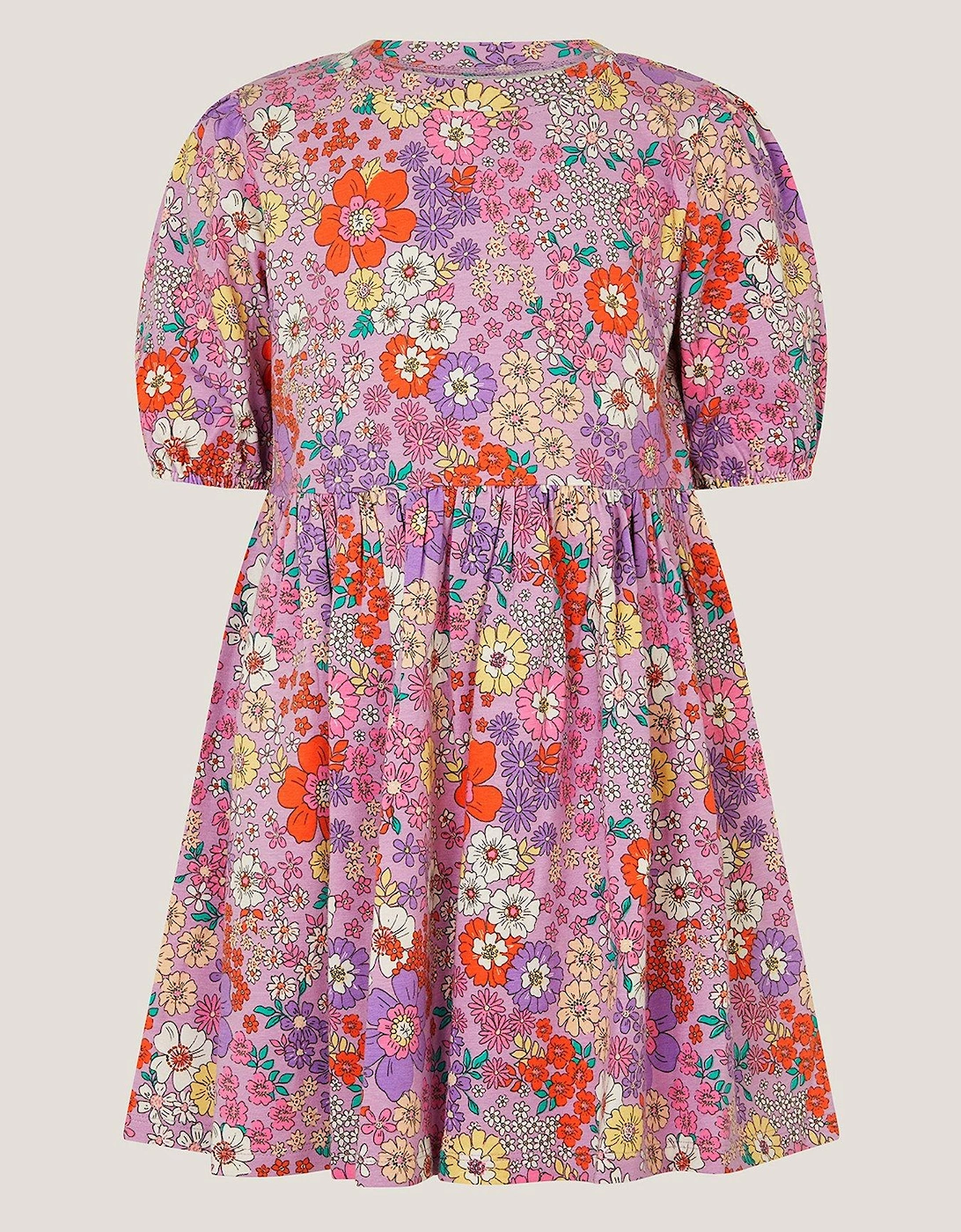 Girls Floral Jersey Dress - Multi, 2 of 1