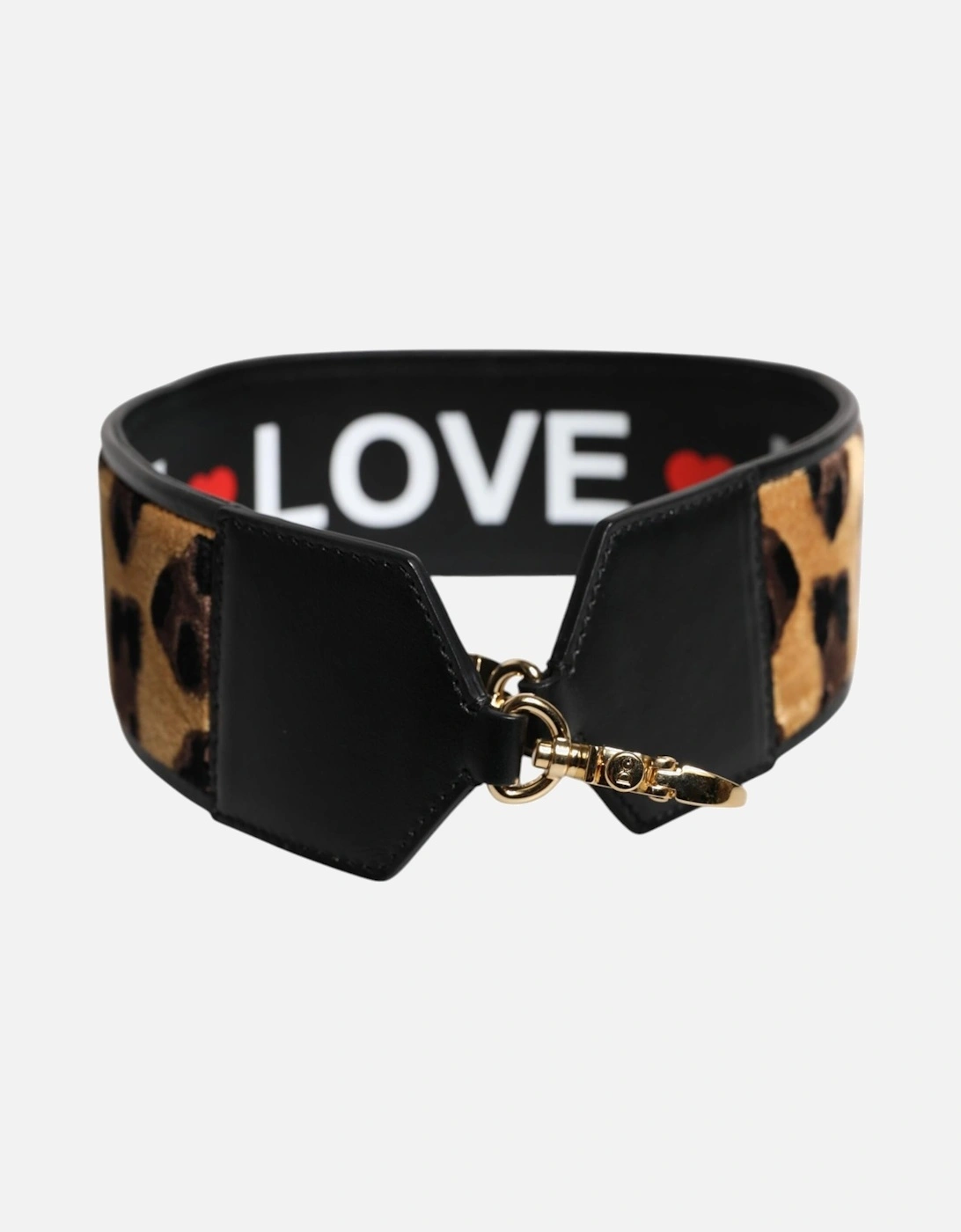 Leopard Print Shoulder Strap with Gold Details Women - Multicolor, 5 of 4
