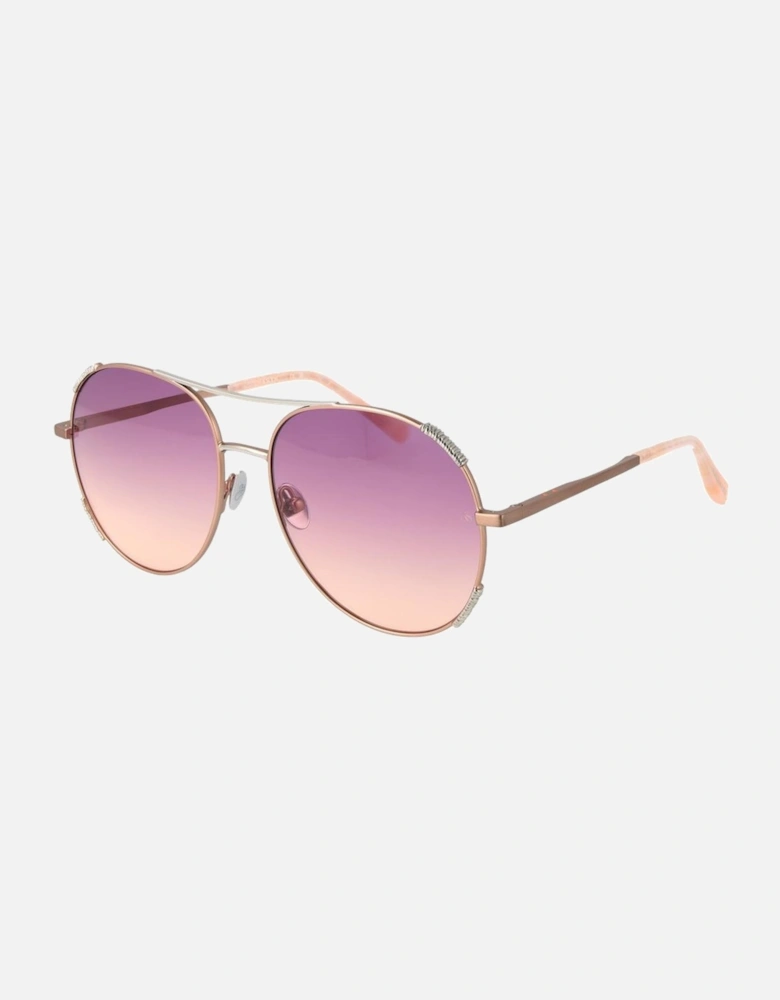 Aviator Gradient Lens Acetate Sunglasses Women - Pink