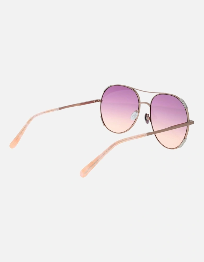 Aviator Gradient Lens Acetate Sunglasses Women - Pink