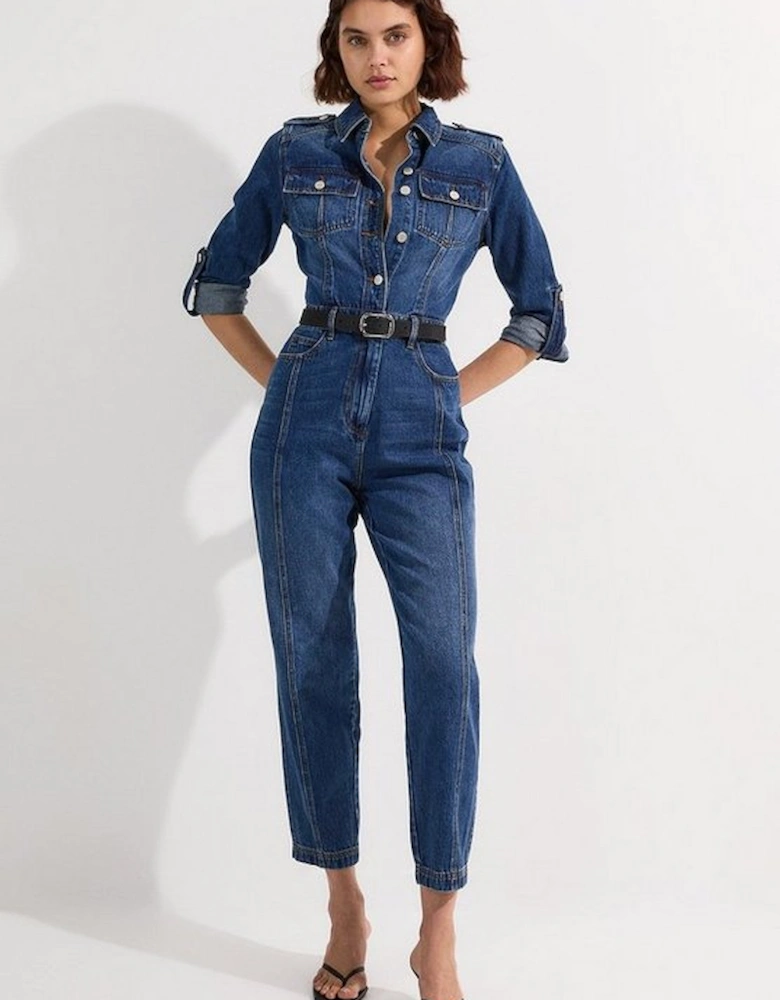 Denim Boiler Jumpsuit