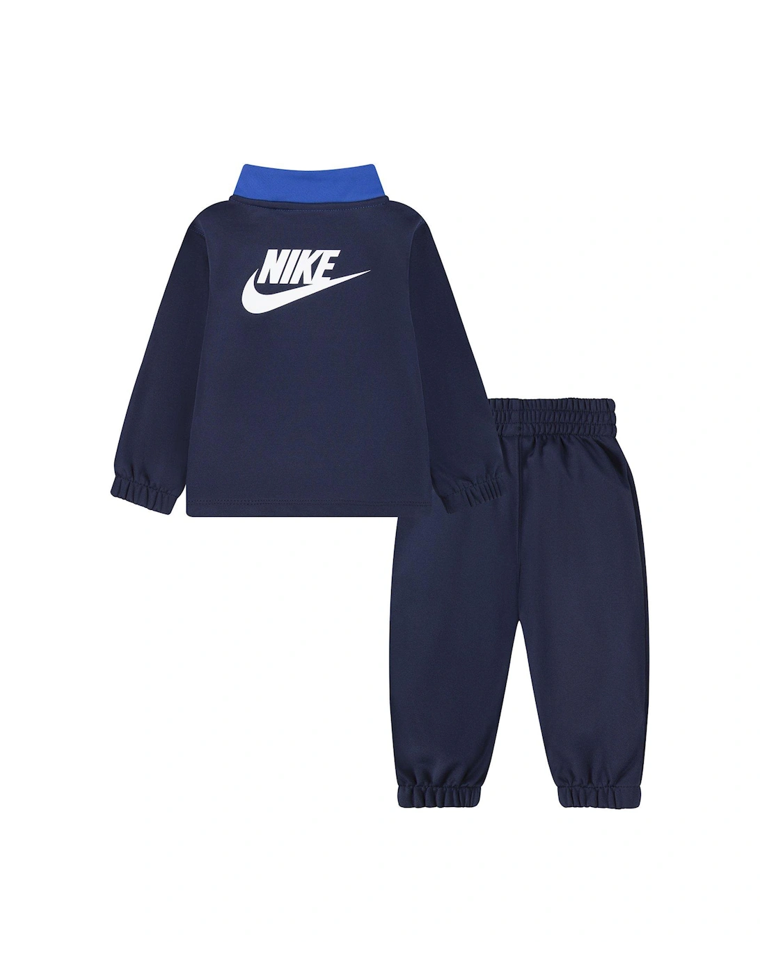Infant Unisex Dri-fit Essentials Full Zip Jacket And Jogger Set - Navy Blue