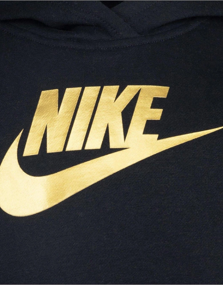 Kids Club Fleece Overhead Hoodie - Gold/Black