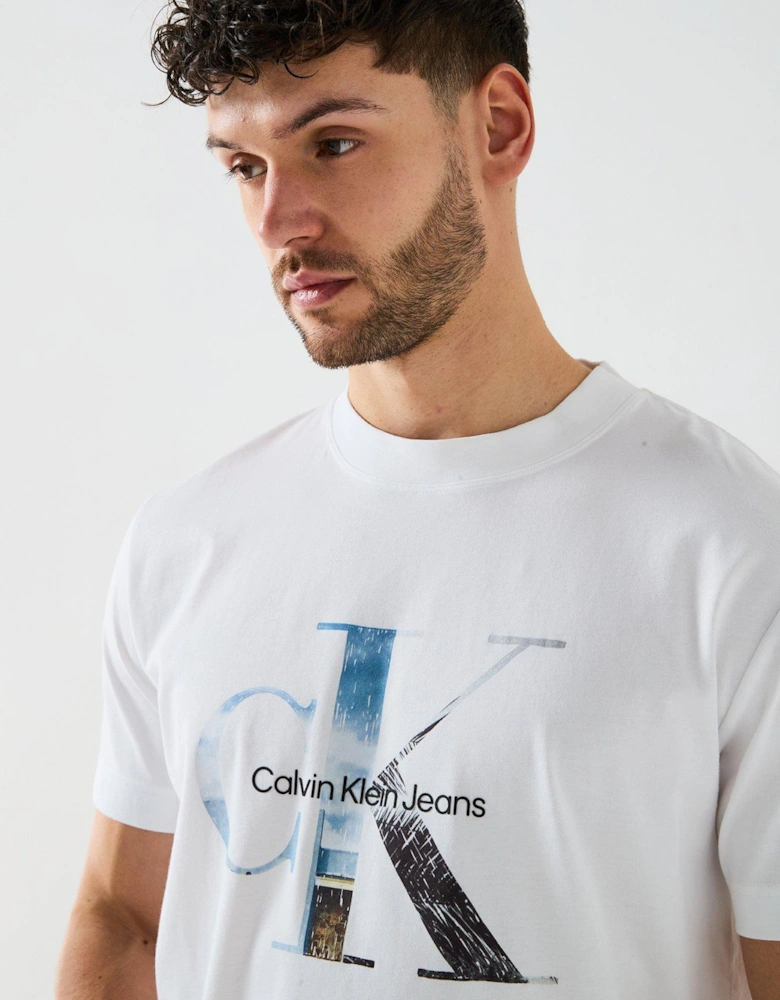 Photo Monogram T-Shirt - White