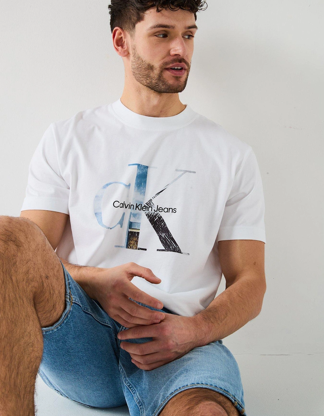 Photo Monogram T-Shirt - White