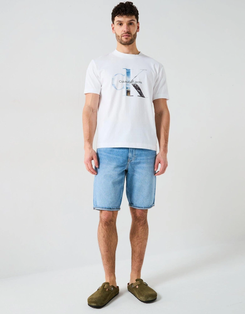 Photo Monogram T-Shirt - White