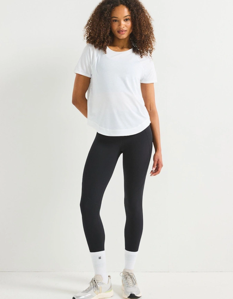 Womens Training Breathe Easy Short Sleeve Top - White