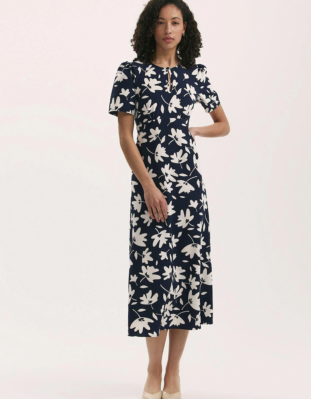 Marie Midi Dress - Black, 2 of 1