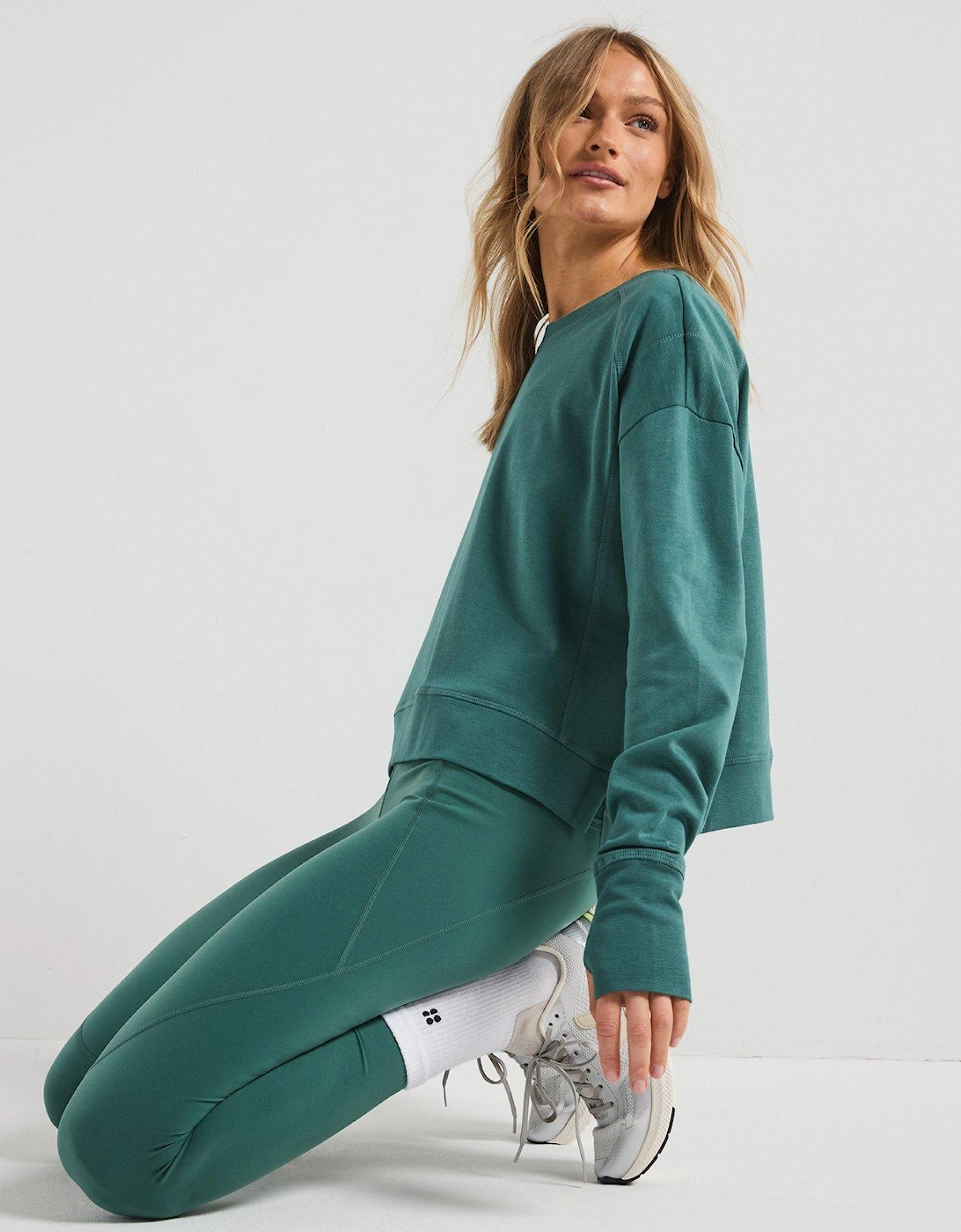 Womens Training After Class Sweatshirt - Green