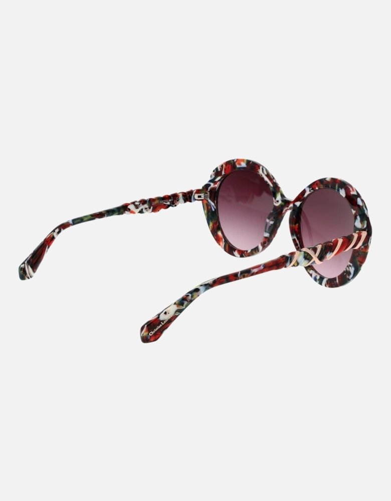 Gradient Round Acetate Sunglasses Women - Multicolor