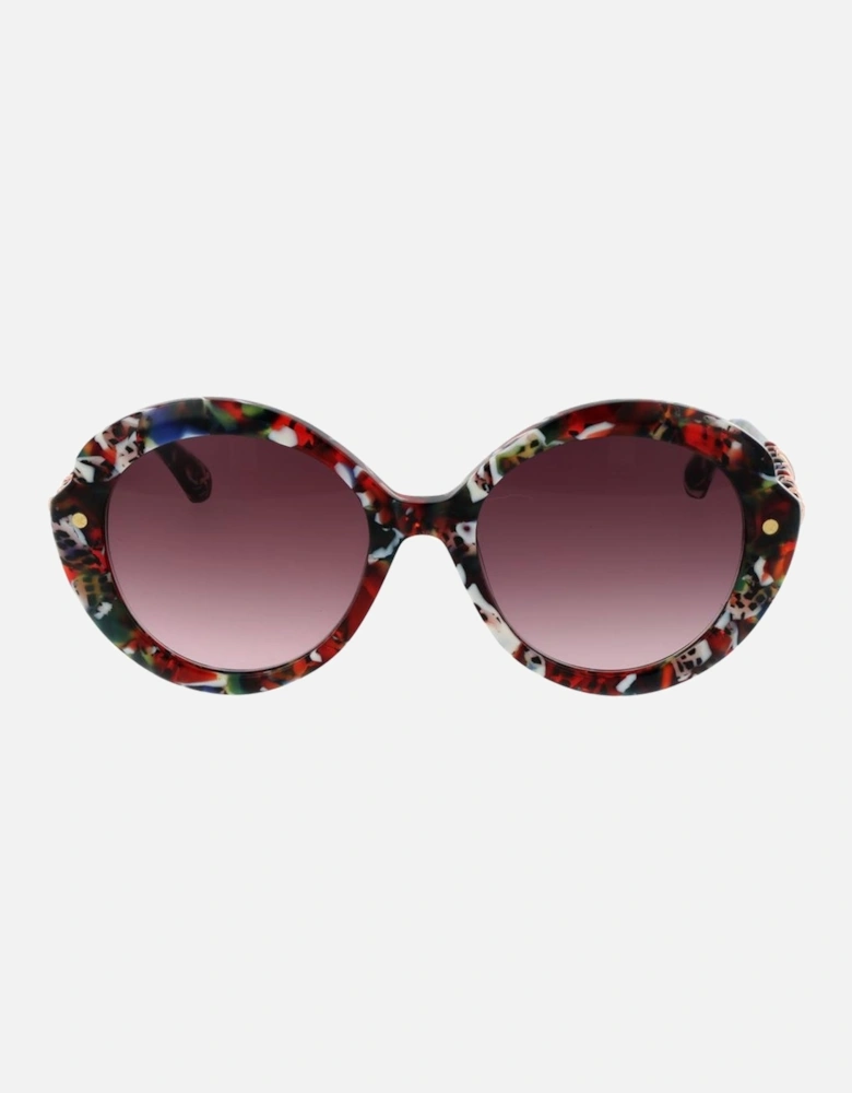 Gradient Round Acetate Sunglasses Women - Multicolor