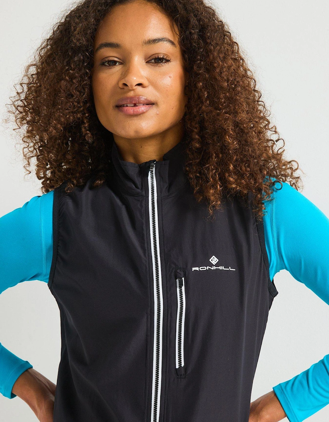 Womens Running Core Gilet - Black