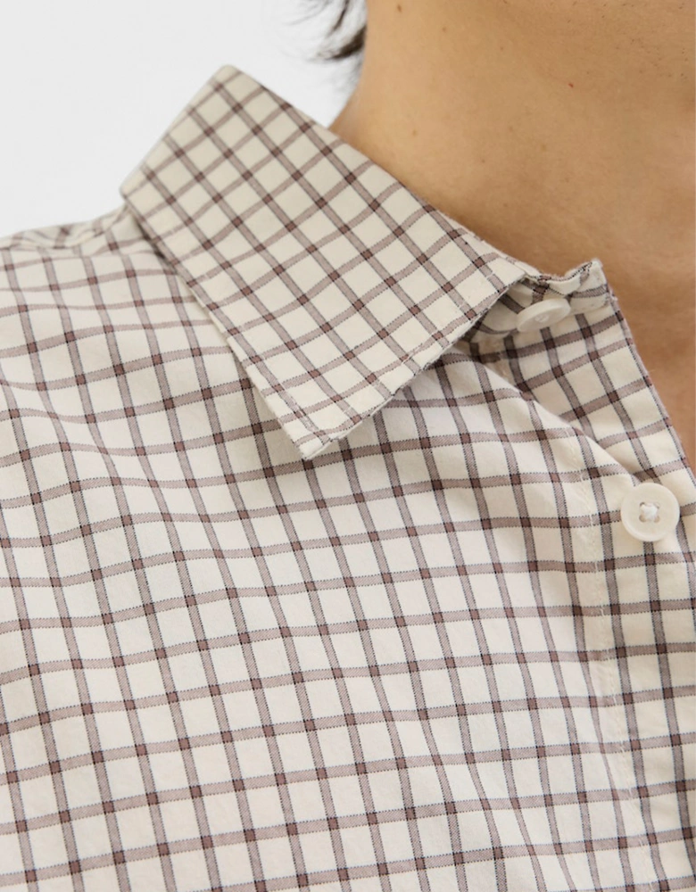Originals Acapulco Short Sleeve Check Shirt Antique White