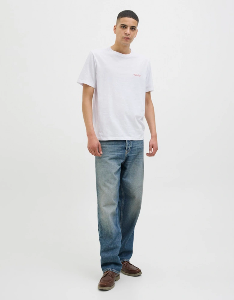 Originals Canggu Slub Short Sleeve Element Back Tee Bright White