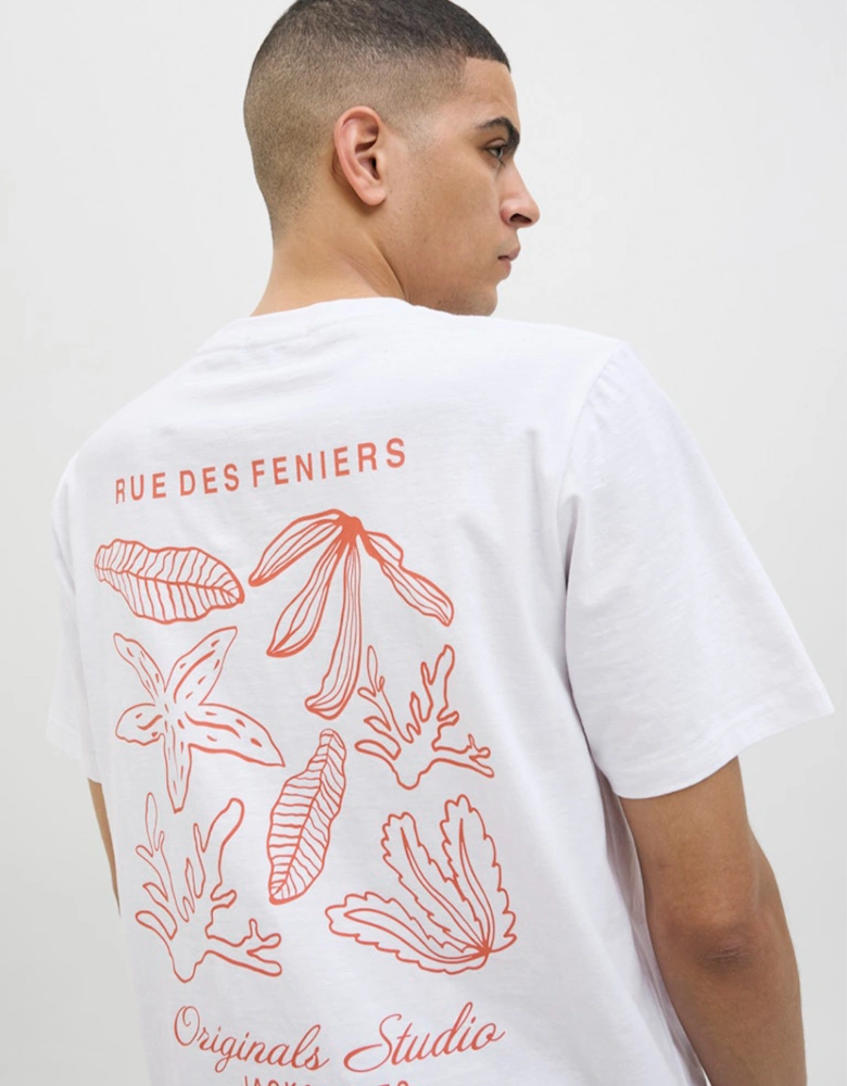 Originals Canggu Slub Short Sleeve Element Back Tee Bright White