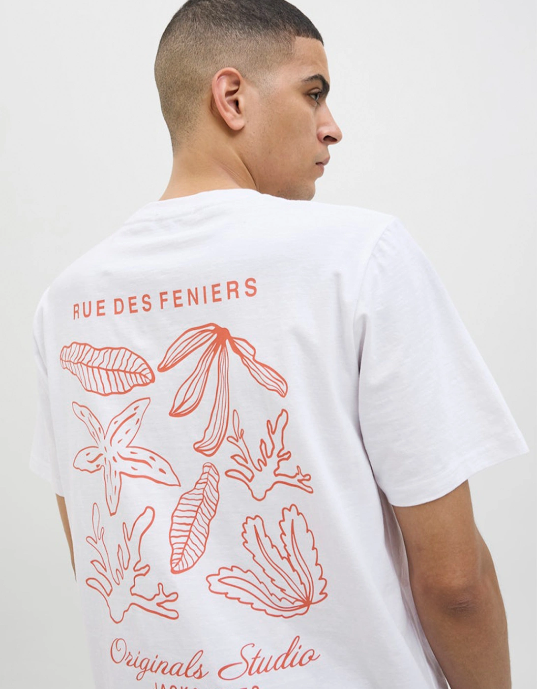 Originals Canggu Slub Short Sleeve Element Back Tee Bright White