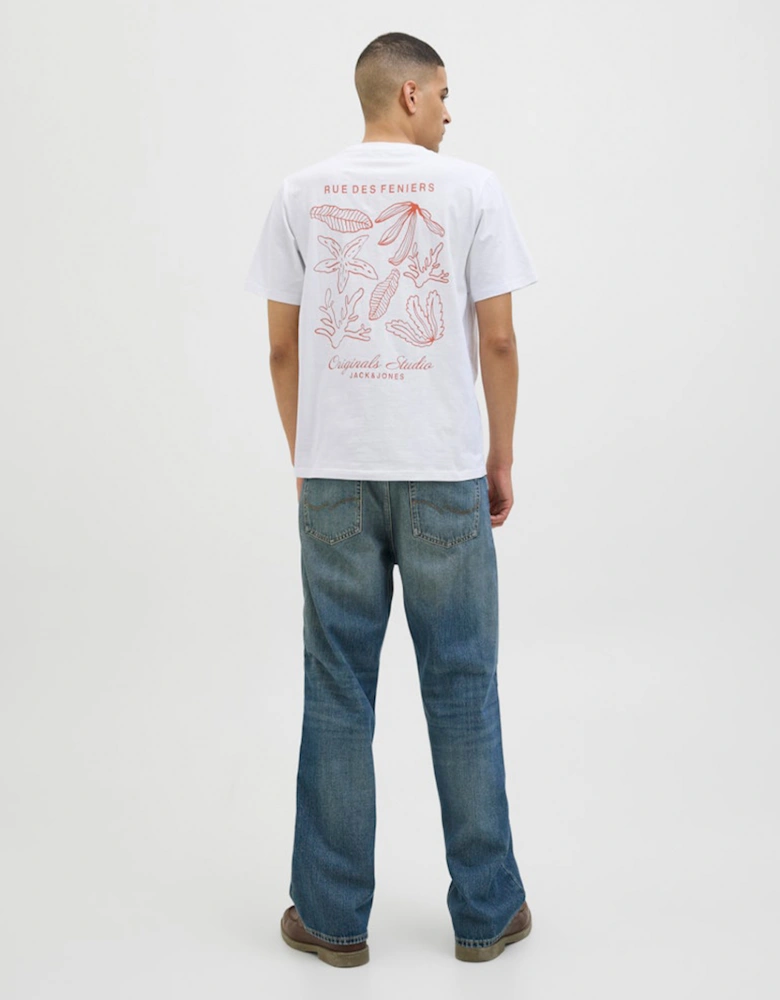 Originals Canggu Slub Short Sleeve Element Back Tee Bright White