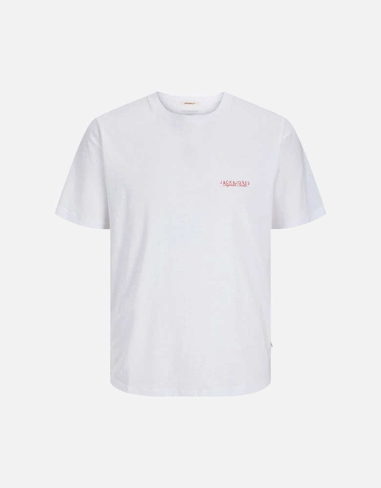Originals Canggu Slub Short Sleeve Element Back Tee Bright White