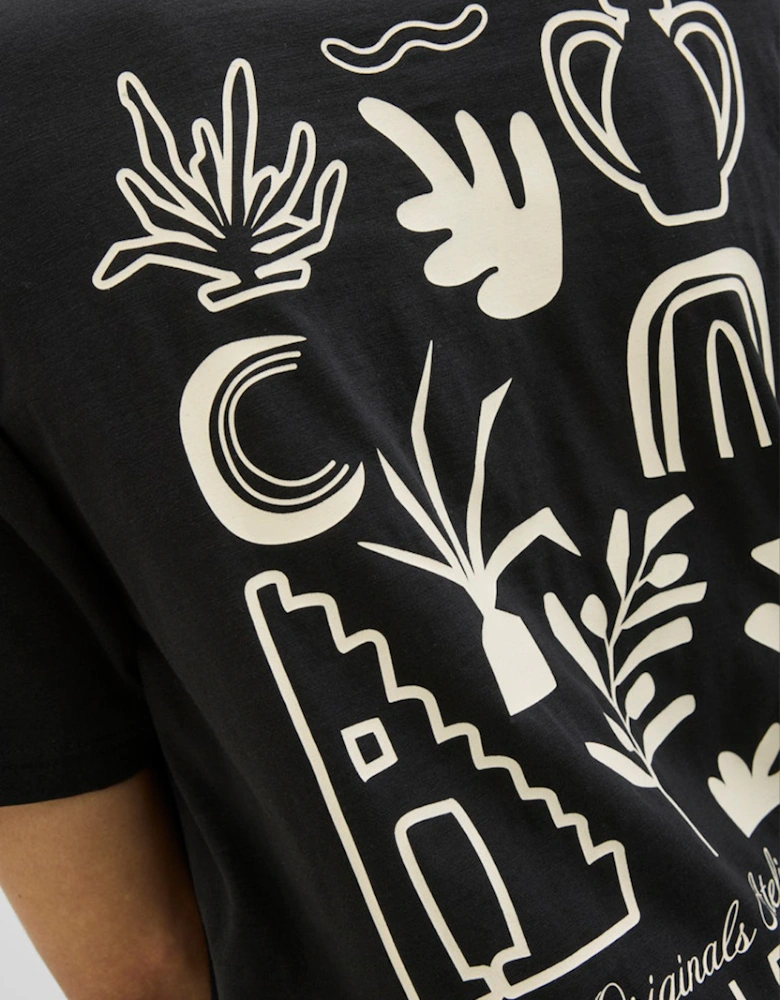 Originals Canggu Slub Short Sleeve Element Back Tee Black