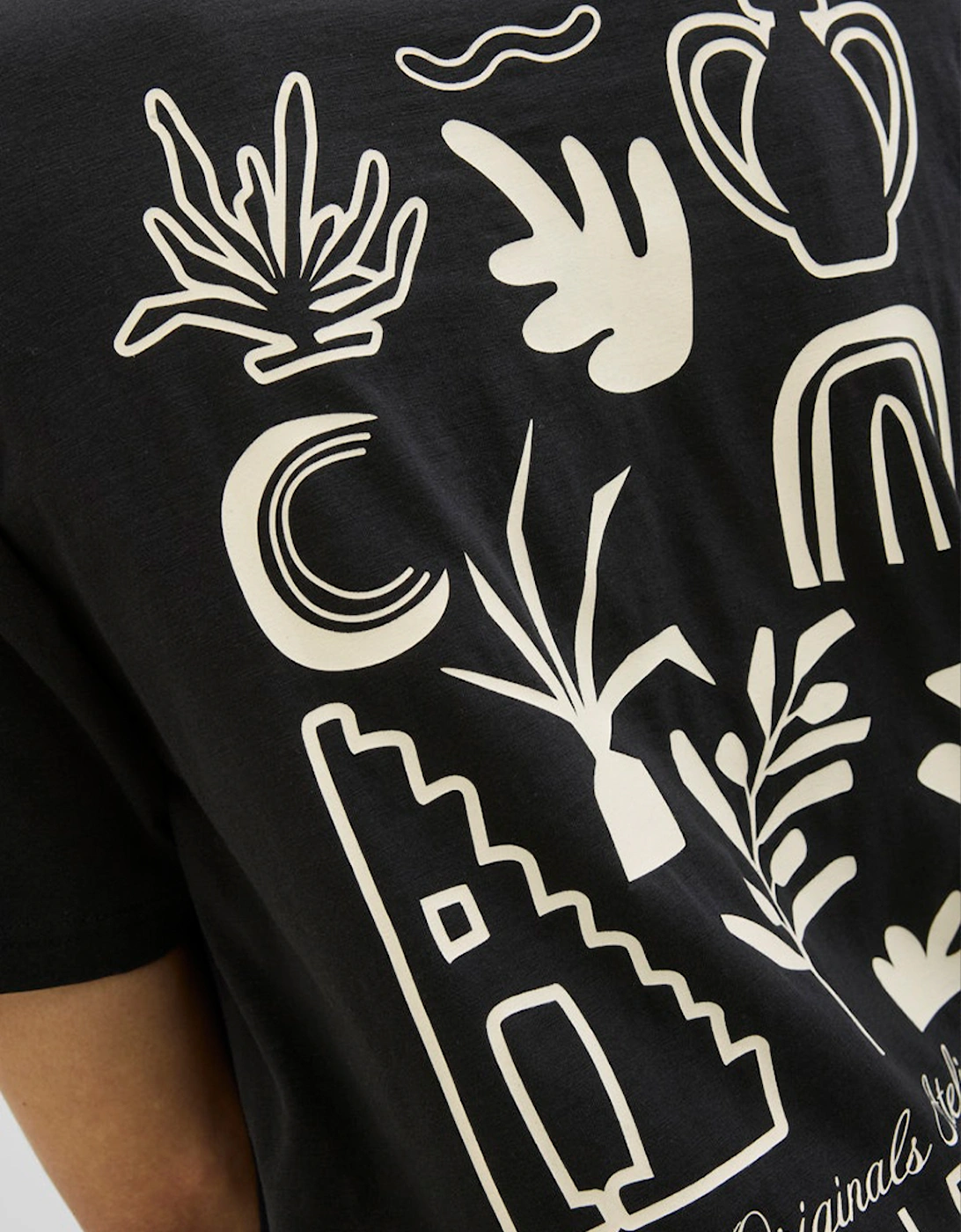 Originals Canggu Slub Short Sleeve Element Back Tee Black