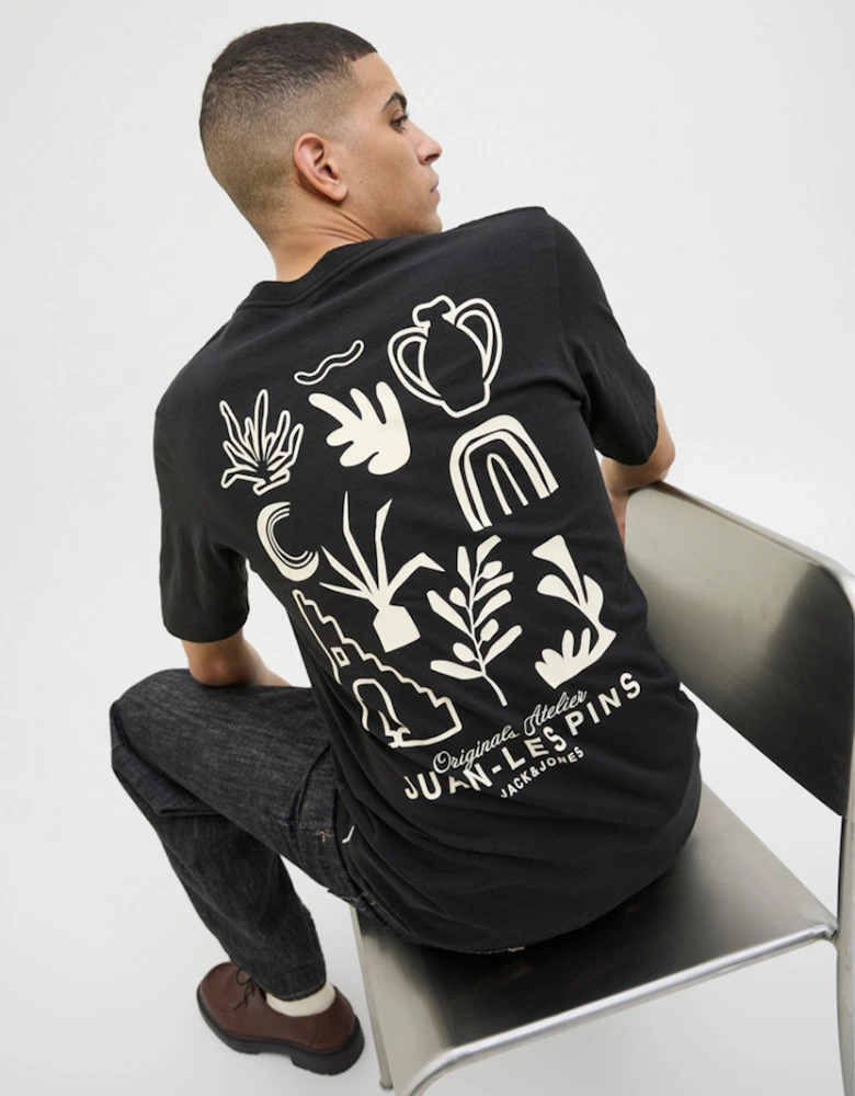 Originals Canggu Slub Short Sleeve Element Back Tee Black